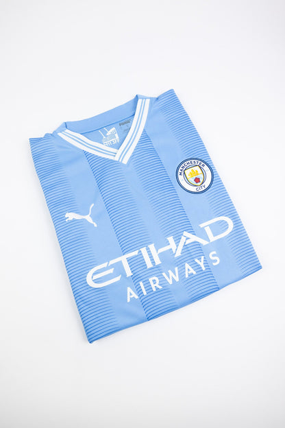 Manchester City 2023-24 Football Shirt (Large)