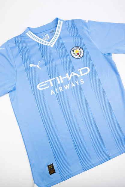 Manchester City 2023-24 Football Shirt (Large)