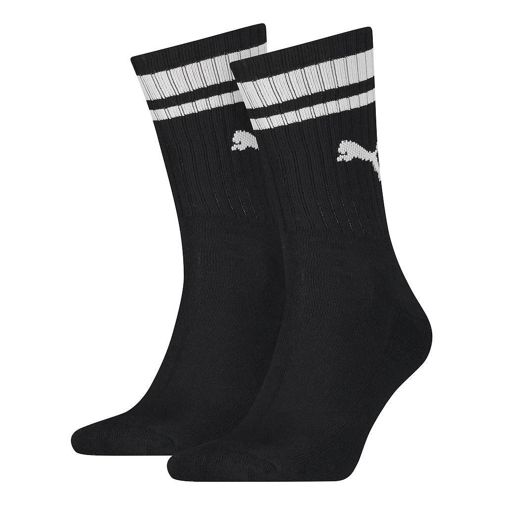 Puma Crew Heritage Stripe Sock (2 Pair)