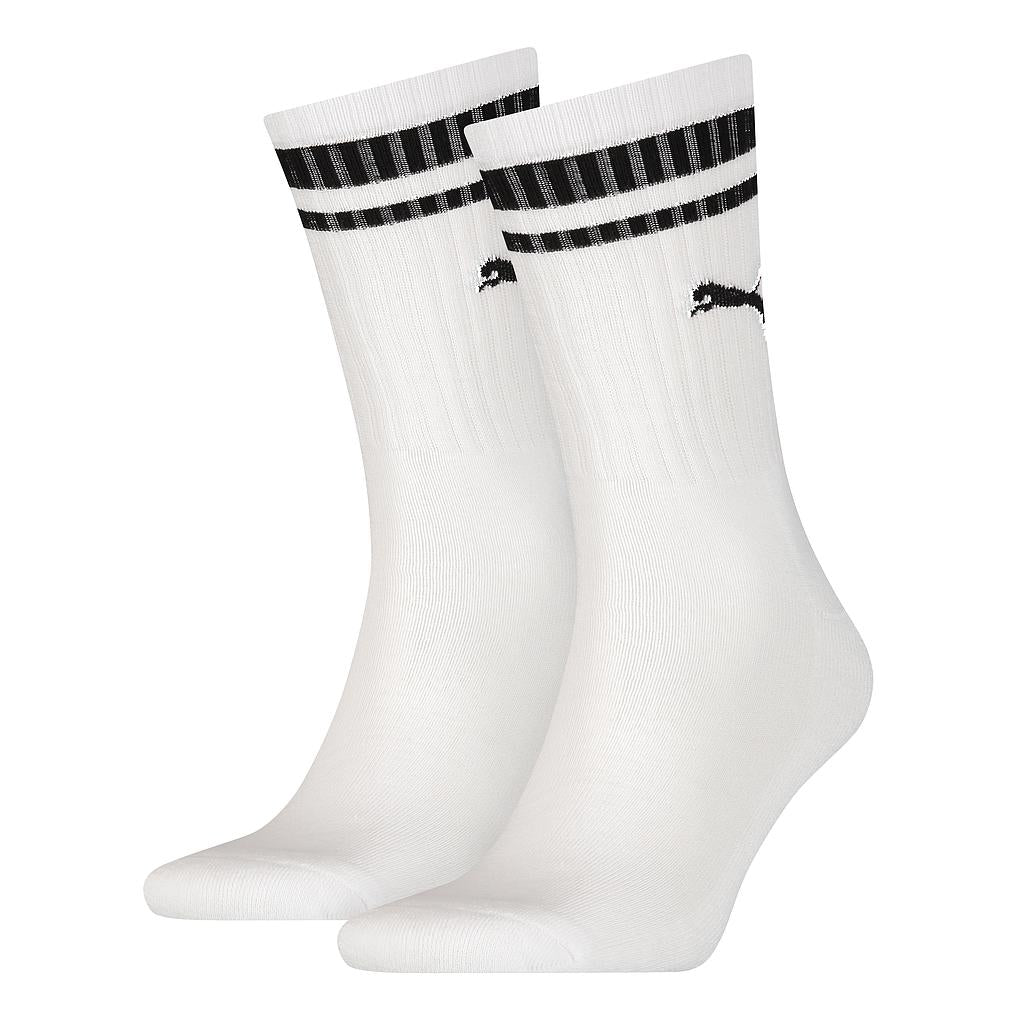 Puma Crew Heritage Stripe Sock (2 Pair)