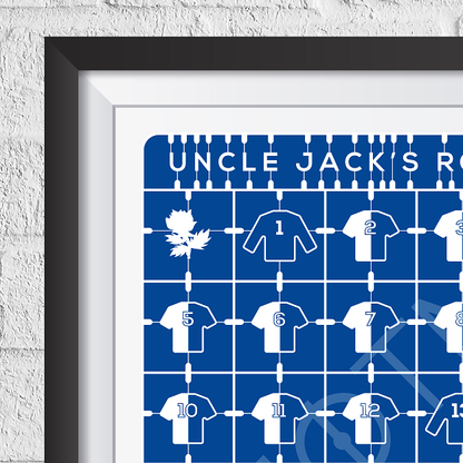 Blackburn 'Uncle Jack's Rovers' 1994/1995 Print
