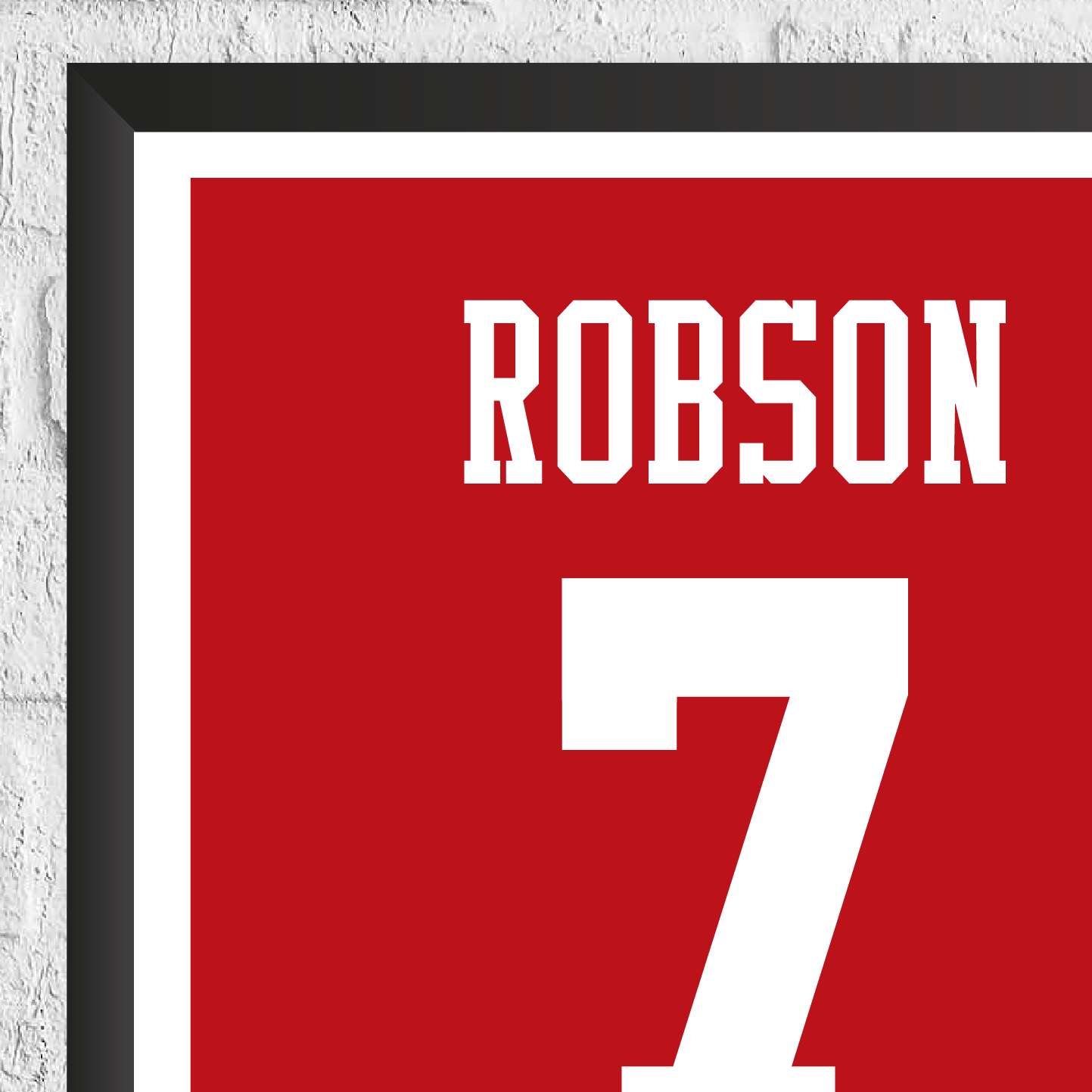 Bryan Robson Legend Stats Print