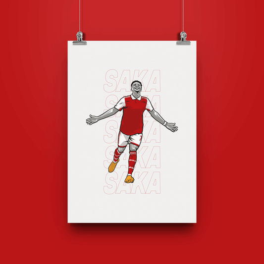 Bukayo Saka Print