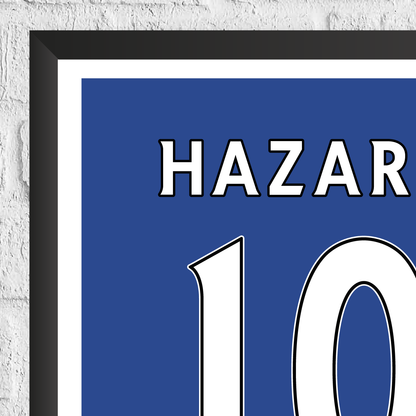 Eden Hazard Chelsea Legend Stats Print