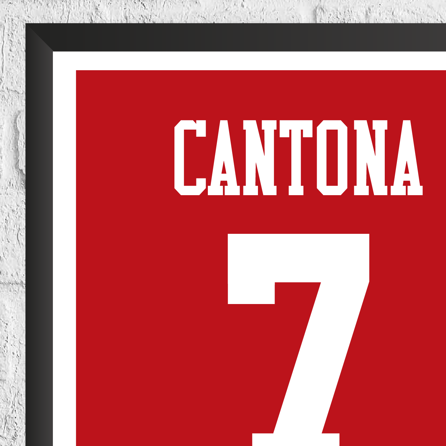 Eric Cantona Legend Stats Print