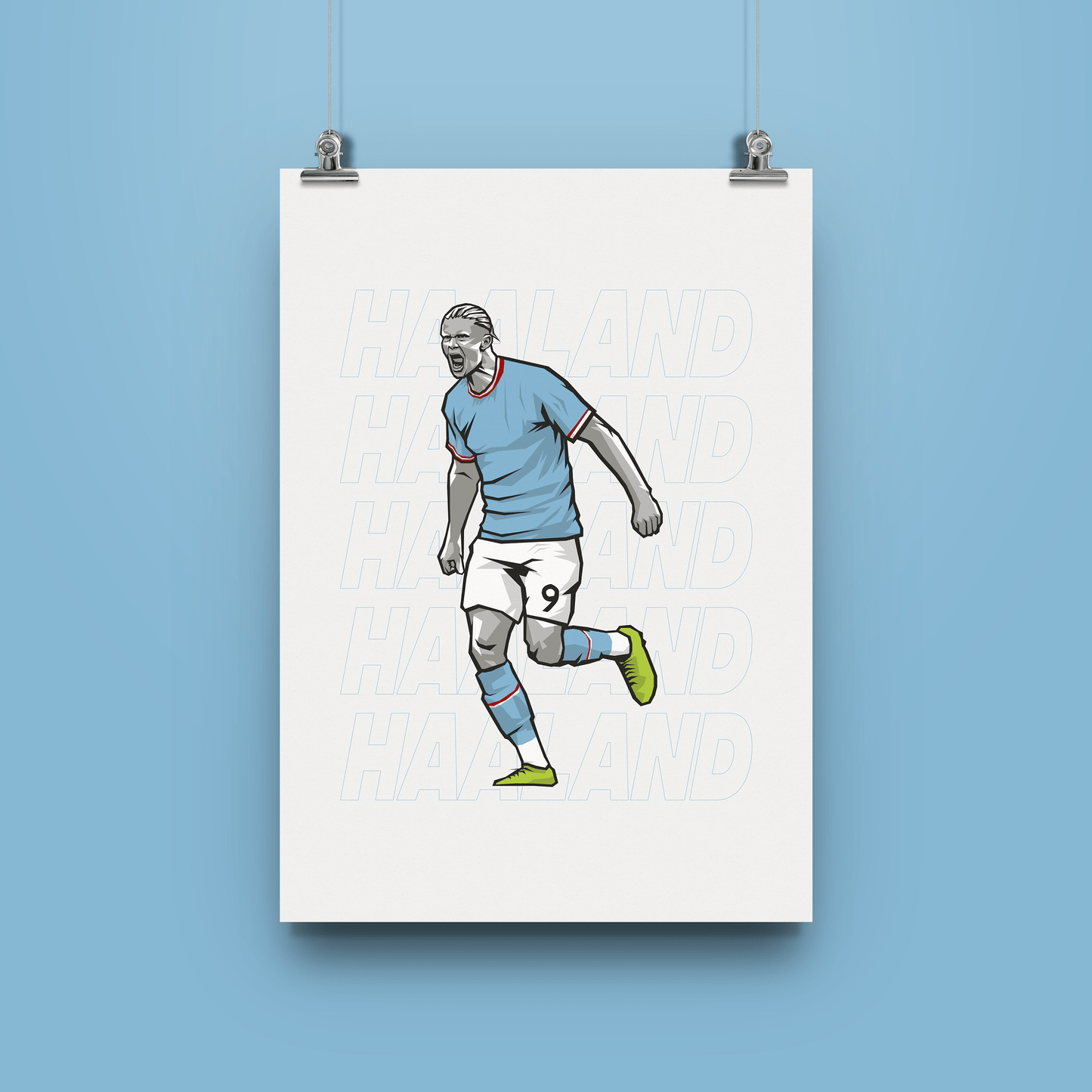 Erling Haaland Manchester City Print