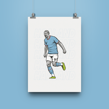 Erling Haaland Manchester City Print