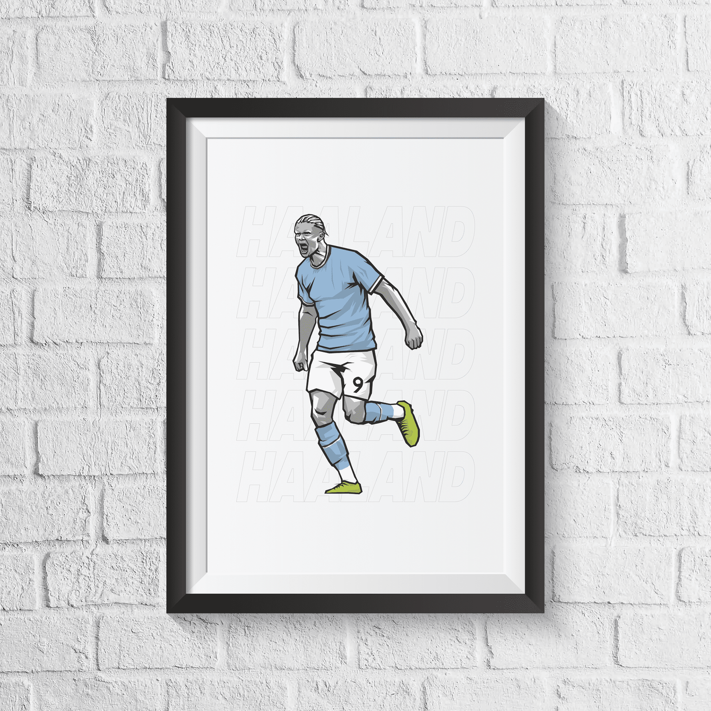 Erling Haaland Manchester City Print