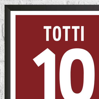 Francesco Totti Legend Stats Print