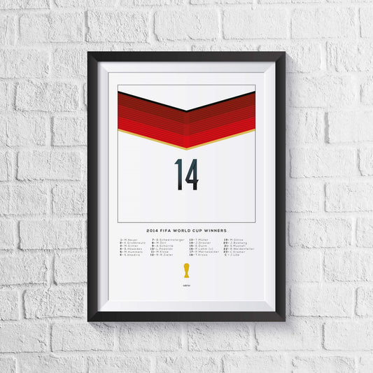 Germany 2014 World Cup Squad Print