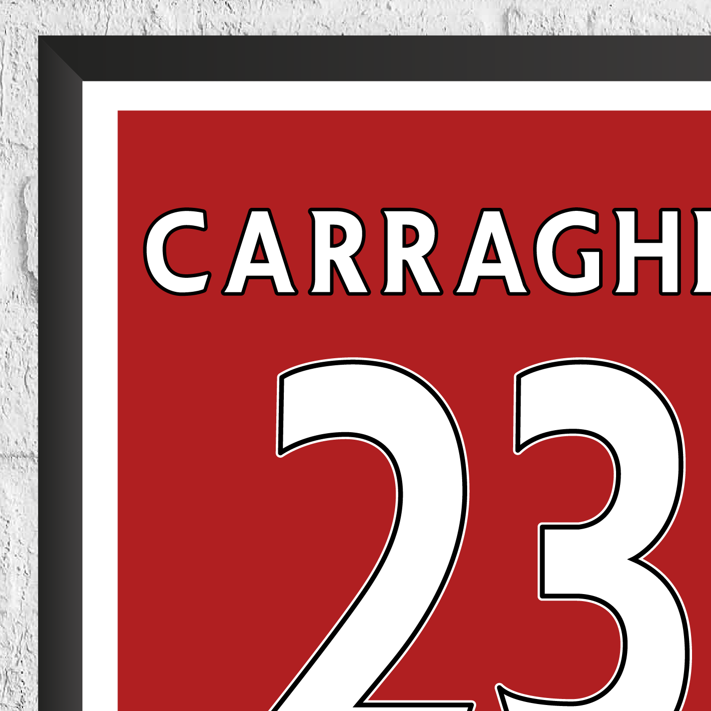 Jamie Carragher Legend Stats Print