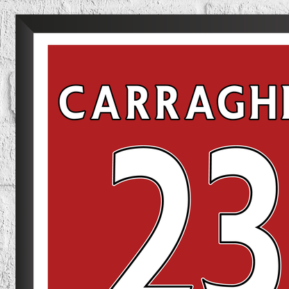 Jamie Carragher Legend Stats Print