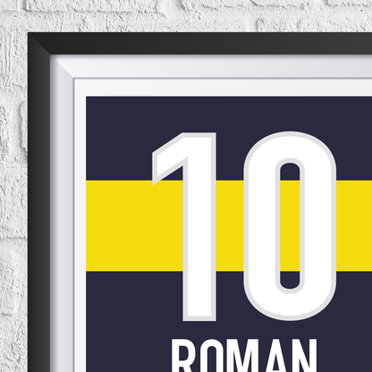 Juan Roman Riquelme Boca Juniors Legend Stats Print