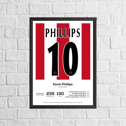 Kevin Phillips Legend Stats Print