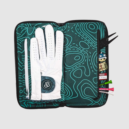 Leather golf glove case