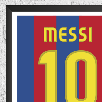 Lionel Messi Legend Stats Print