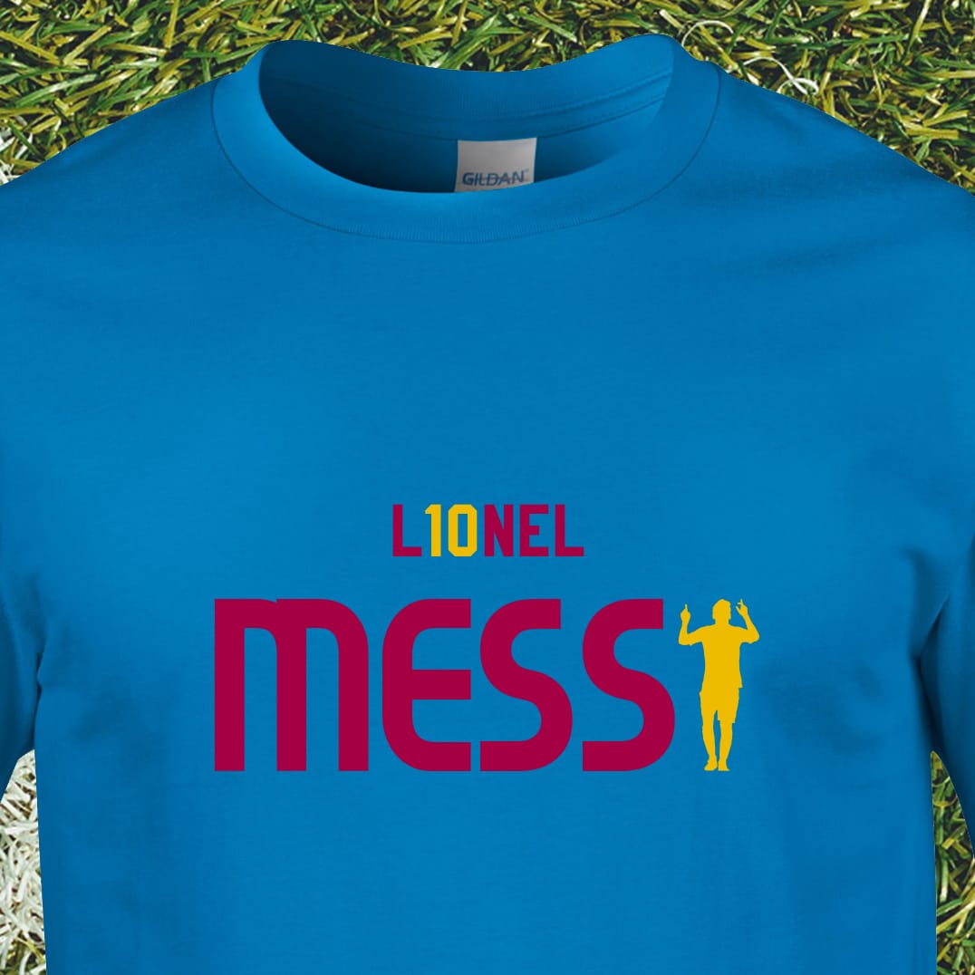 Lionel Messi FC Barcelona Legend T-Shirt - Man of The Match Football