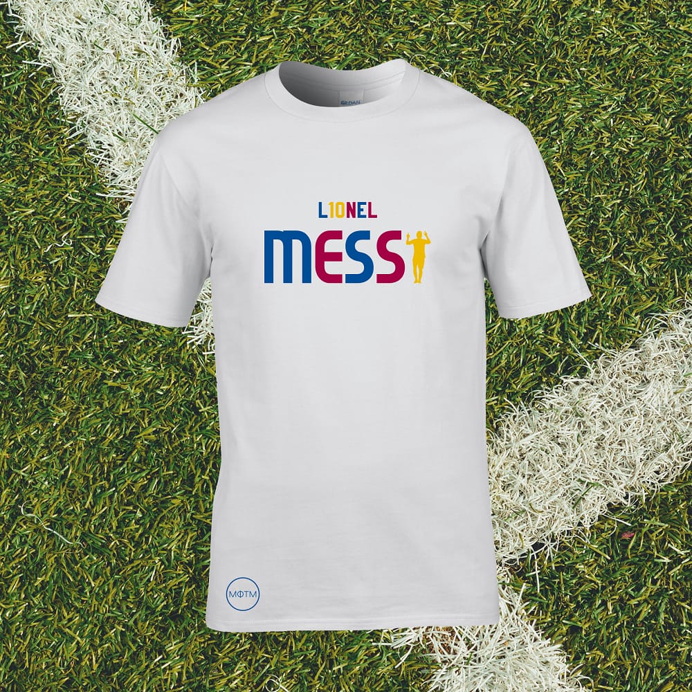 Lionel Messi FC Barcelona Legend T-Shirt - Man of The Match Football