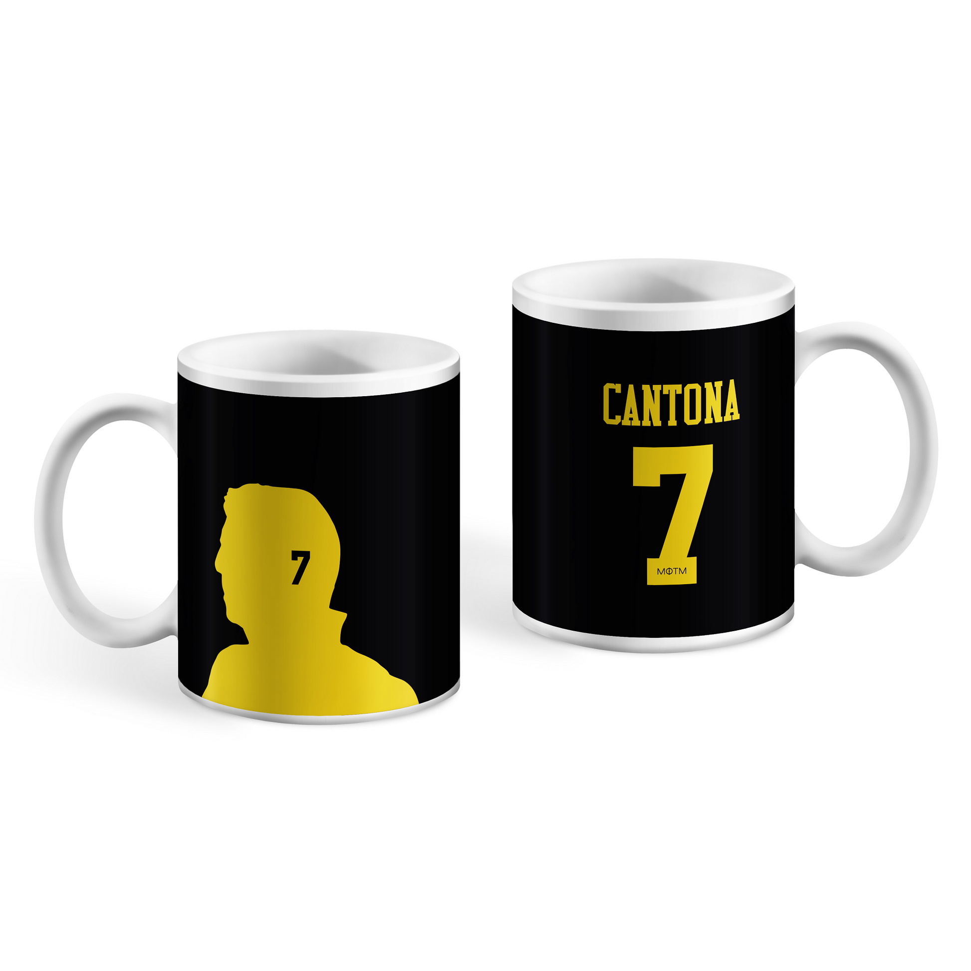 Eric Cantona Manchester United Mug - Man of The Match Football