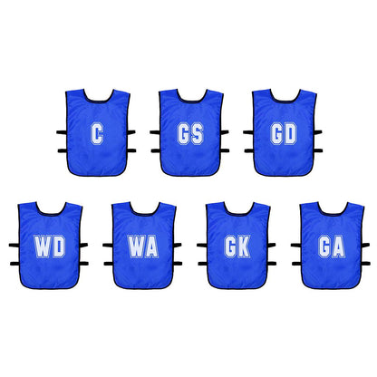 (Pack of 7) Mesh Netball Training Bibs (Infants, Kids)