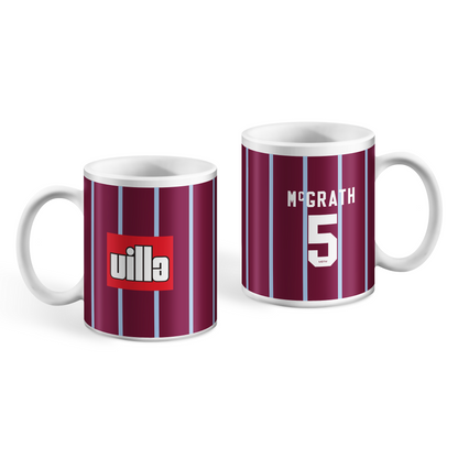 Paul McGrath Aston Villa Mug - Man of The Match Football