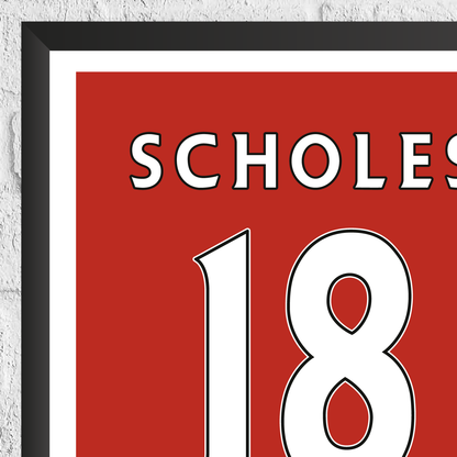 Paul Scholes Legend Stats Print