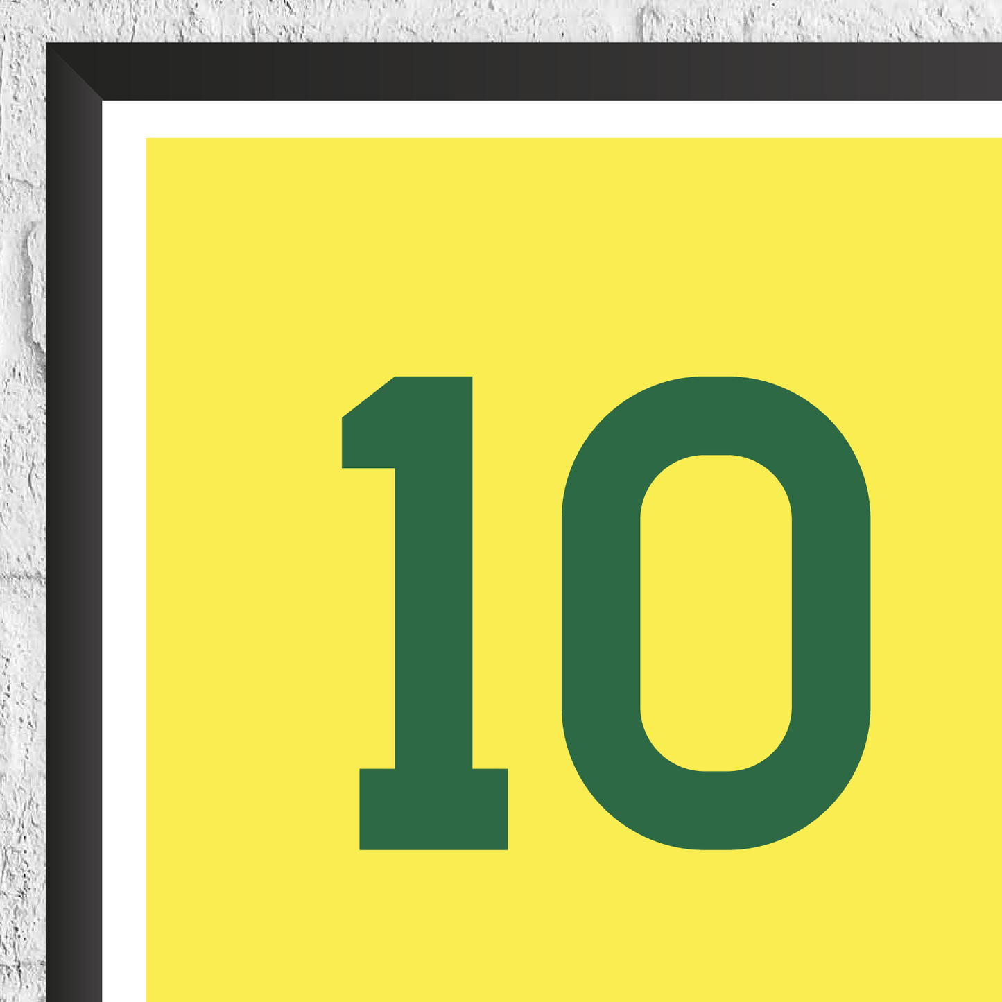 Pele Brazil Legend Stats Print