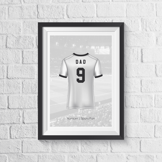 Personalised Tottenham Hotspur Fan Shirt Print