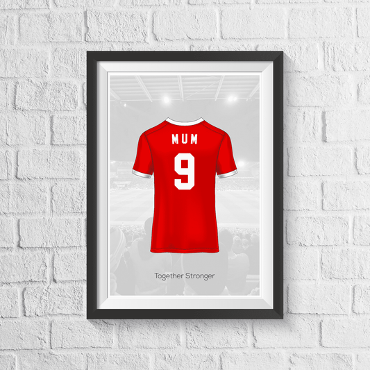 Personalised Wales Fan Shirt Print