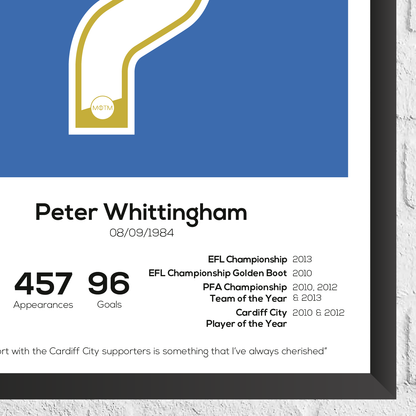 Peter Whittingham Legend Stats Print