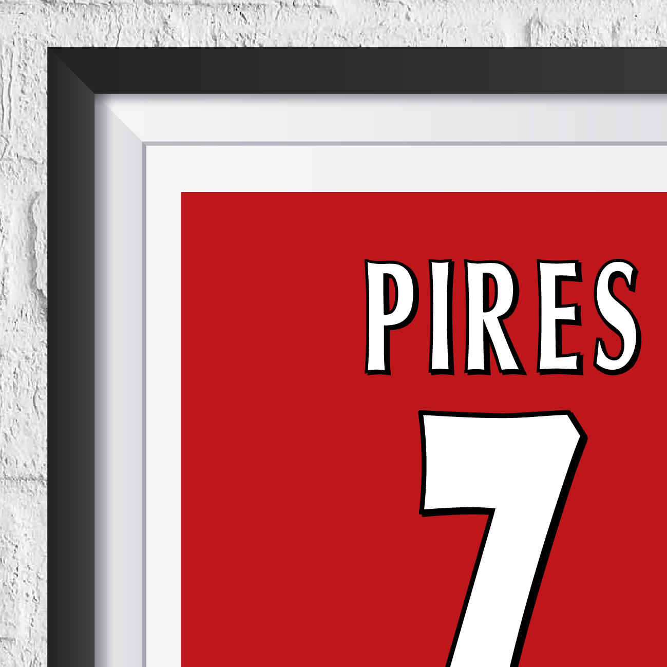 Robert Pires Arsenal Legend Stats Print - Man of The Match Football