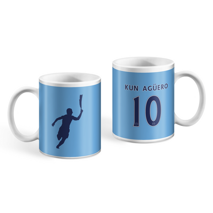 Sergio Aguero Manchester City Mug - Man of The Match Football