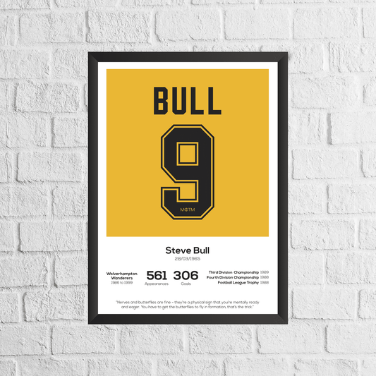 Steve Bull Legend Stats Print