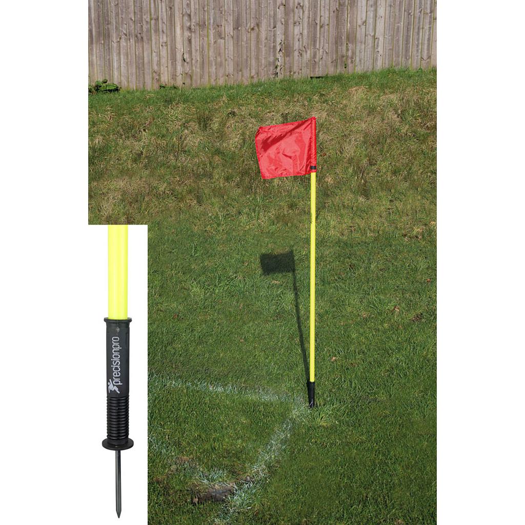 Precision "Sprung" Corner Posts - Fluo Yellow (Set of 4)