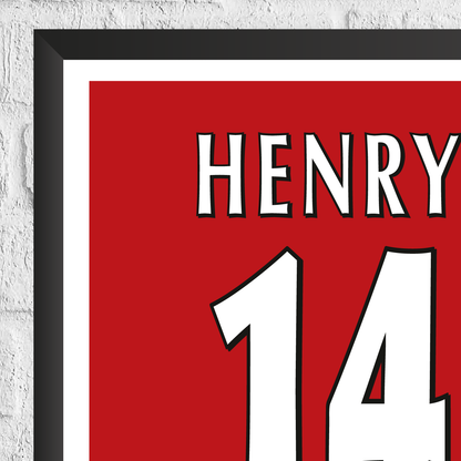 Thierry Henry Legend Stats Print