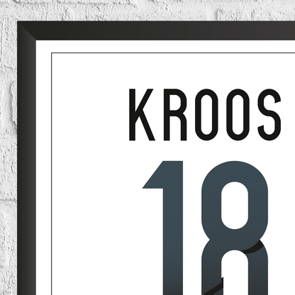 Toni Kroos Germany Legend Stats Print