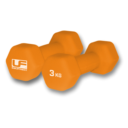 Urban Fitness Hex Dumbbells - Neoprene Covered (Pair)