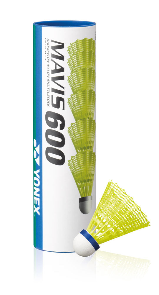 Yonex Mavis 600 Shuttles (Tube of 6)