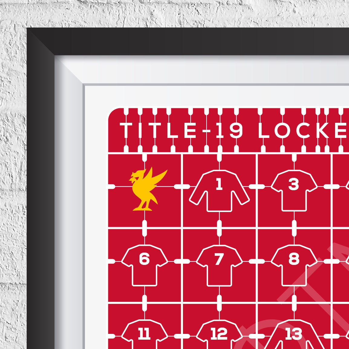 Liverpool 'Title-19 Locked Down' 2019/2020 Print - Man of The Match Football