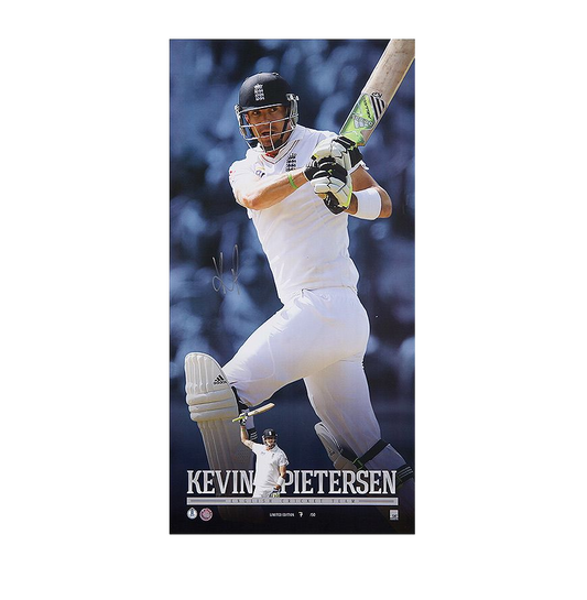 Kevin Pietersen Signed England Cricket Photo