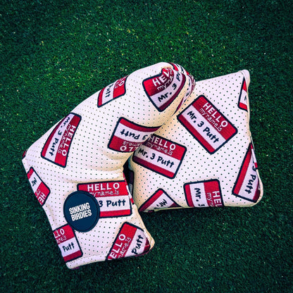 Mr 3 Putt Mallet Putter Headcover