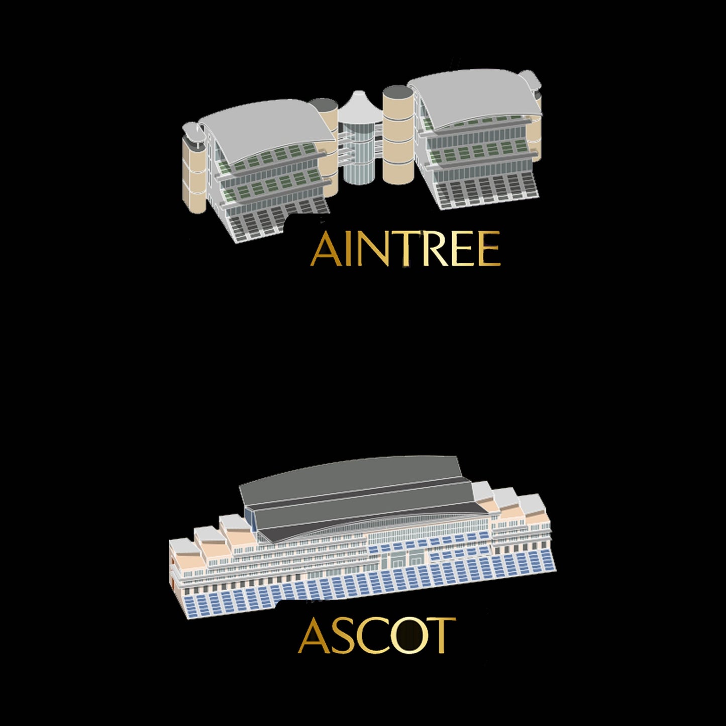 British Isles Horse Racing Map