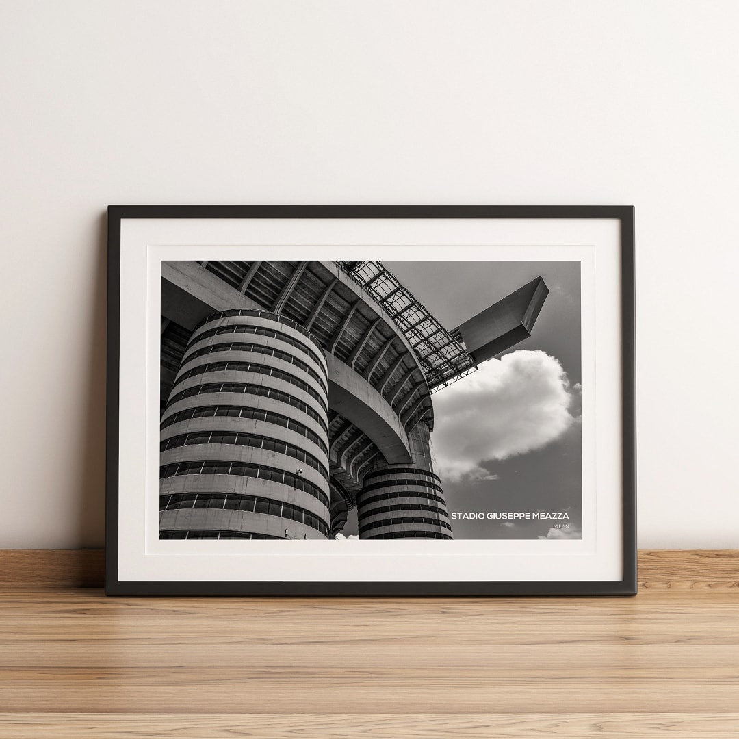 San Siro AC & Inter Milan Stadium Photography Print - Man of The Match Football