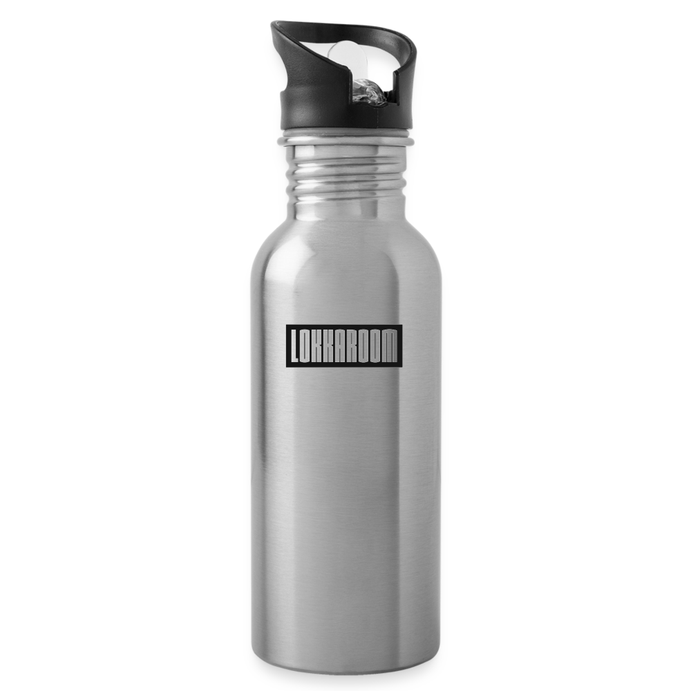 Official LOKKAROOM Water Bottle - silver