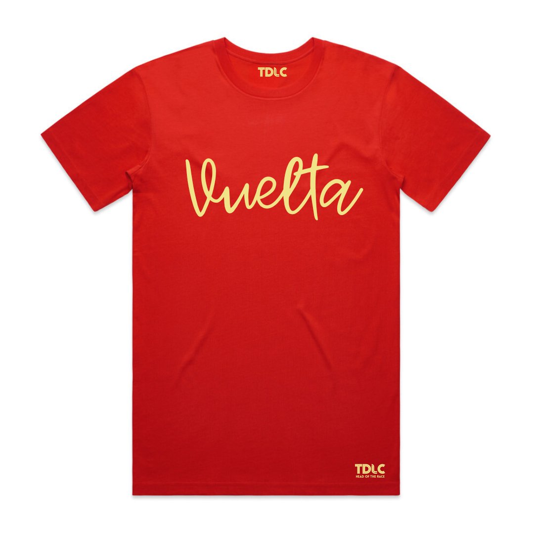 TDLC La Vuelta premium red t-shirt