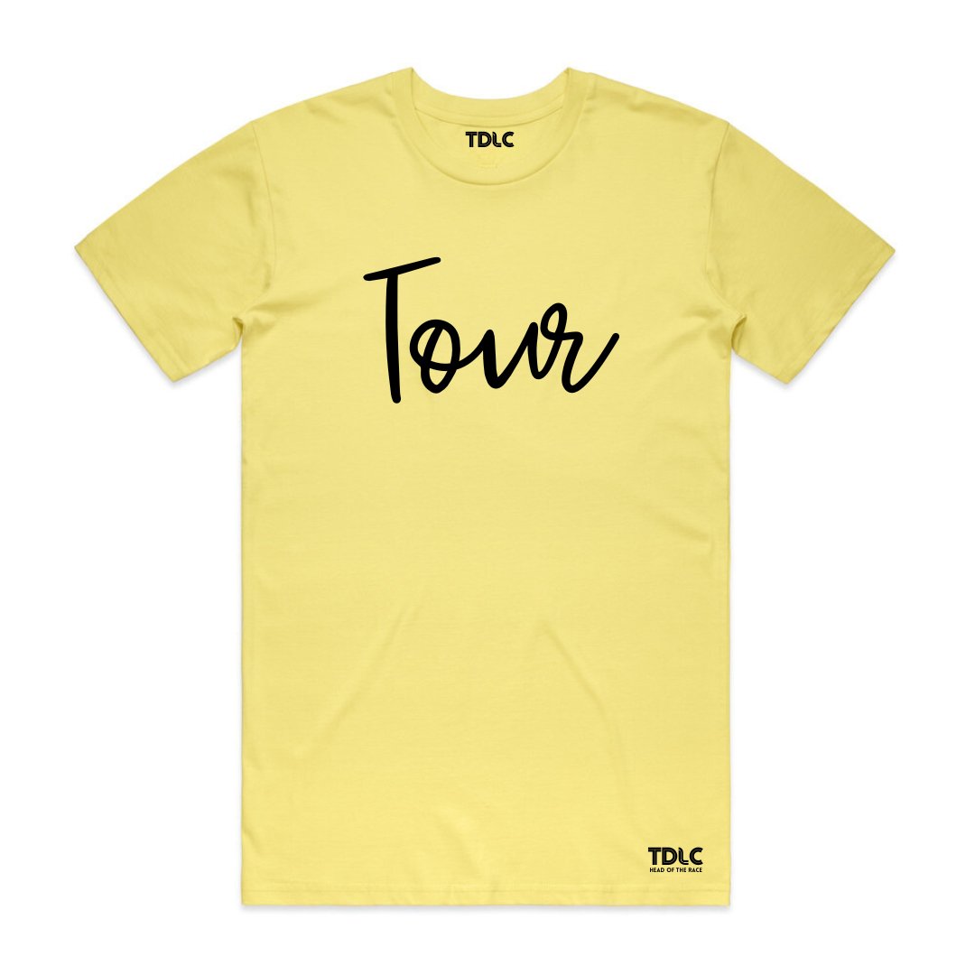 TDLC Le Tour premium yellow t-shirt