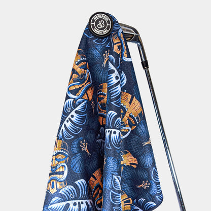 Tiki Gold Magnetic Golf Towel
