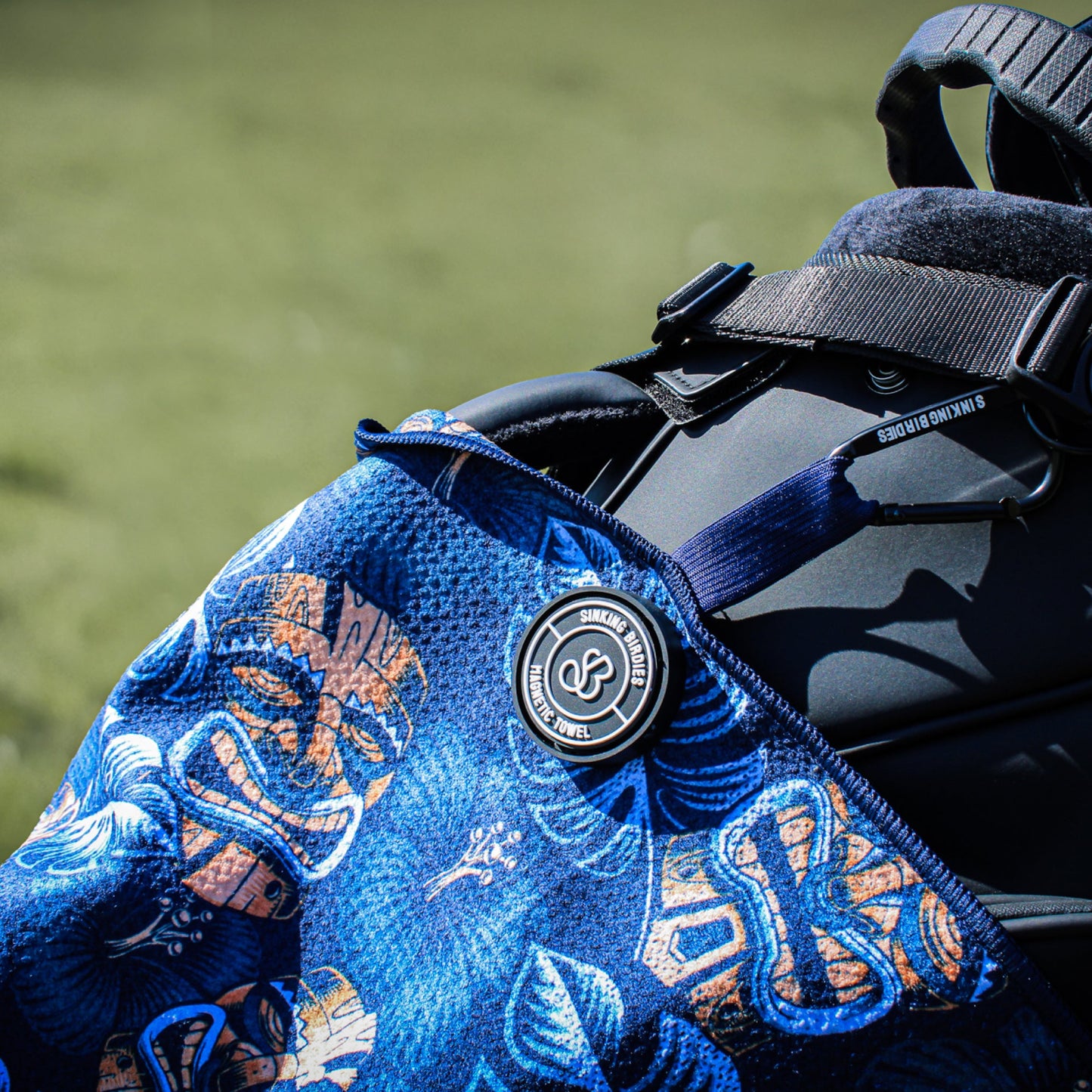 Tiki Gold Magnetic Golf Towel